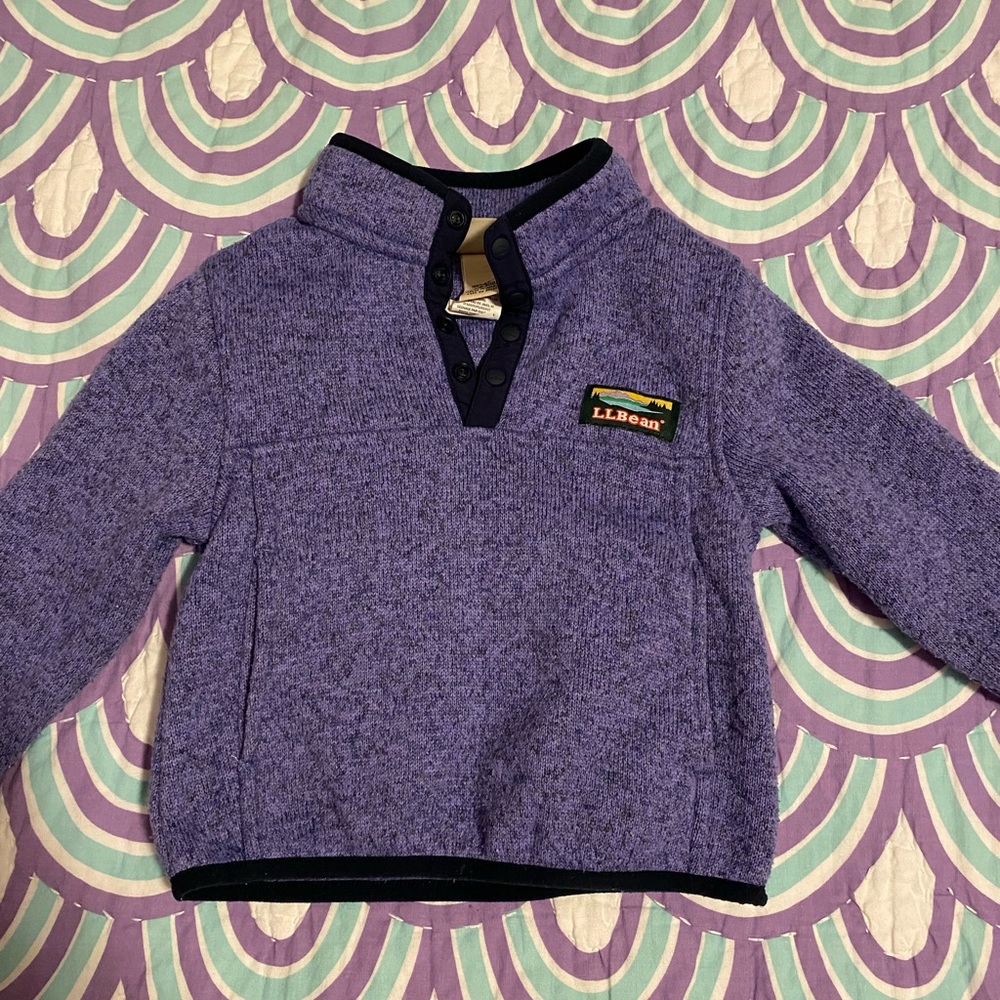 LLBean fleece jacket Y M 5-6